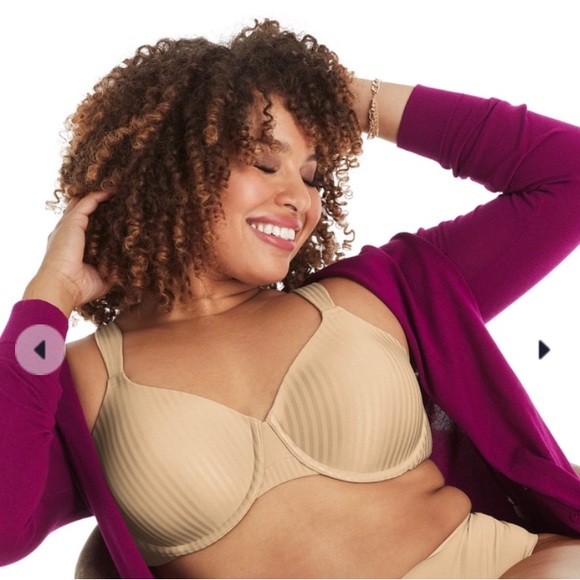 Playtex Secrets All Over Smoothing Seamless Full-Coverage Underwir T-Shirt 38DDD - Picture 4 of 6